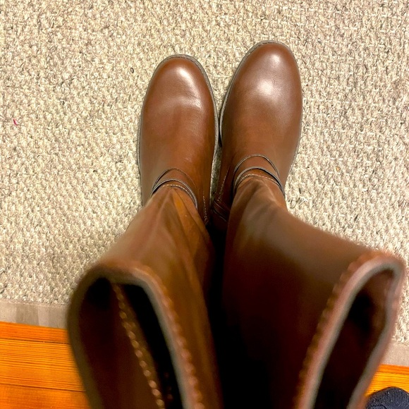 Style & Co. Brown Riding Boots- Wide-Calf 8 - Picture 3 of 6